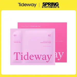 【Pack of 3】Tideway Sleek and Shine 3X Keratin Hair Treatment, 5D Hyaluronic Acid Steam Hair Mask, Restore Moisture and Repair Damaged Hair, 3 PCS Combo Pack, Perfect Present for Man Woman Family Gift, Christmas New Year