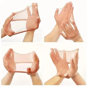 2pcs HD Invisible Hair Net Cap, Elastic Transparent Super Soft Plaid, Breathable Nylon Nude Wig Cap for Women, Special Design