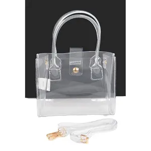 Transparent Top Handle Convertible Stadium Bag