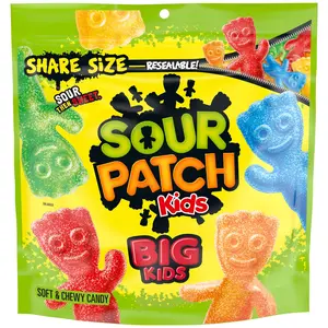 SOUR PATCH KIDS Big Kids Soft & Chewy Candy, Share Size, 12 oz