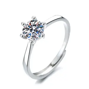 Stylish and exquisite zircon ring, trendy personalized high-end ring, couple birthday gift
