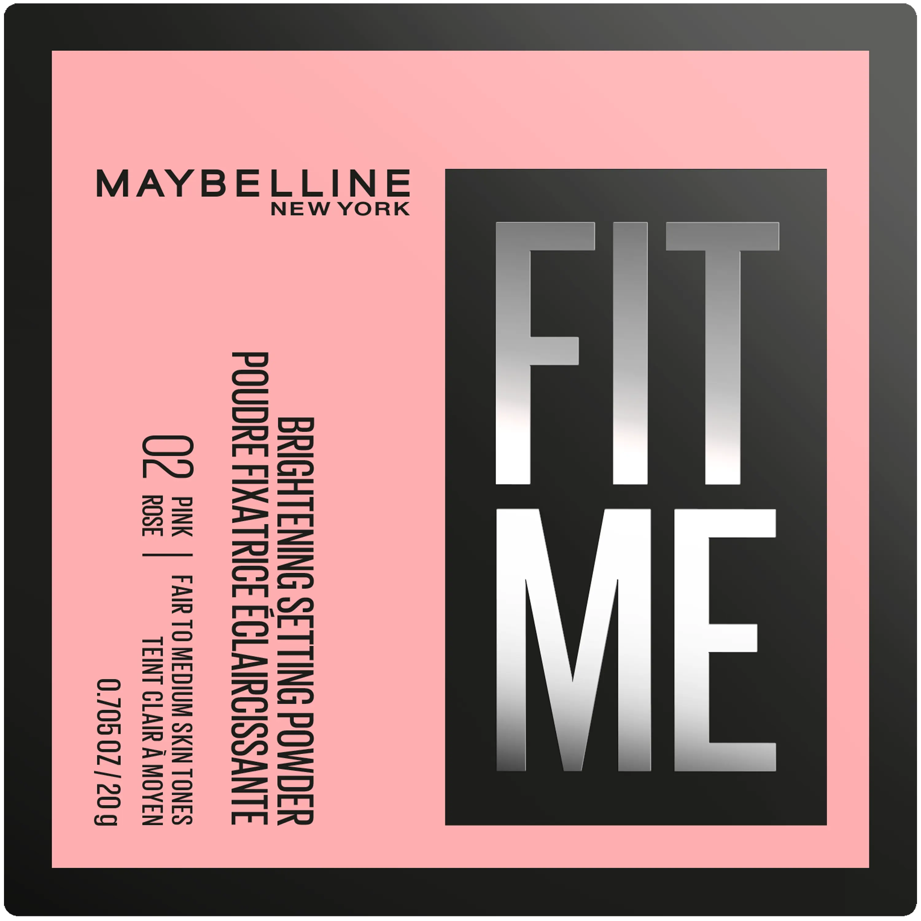 Fit Me Loose Setting Finishing Powder, 16HR Shine Control,Pink, Maybelline