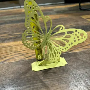 metal butterfly sculpture  Decor
