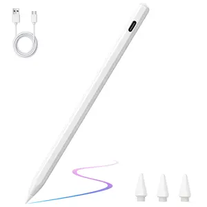 Pencil for Apple iPad A16 10th, Fast Charge Stylus Pen for 2026-2018 iPad A16/11-6th, Air 11"/13" M4/M3/M2/5th-3rd, Pro 13/11/M4/12.9, Mini A17 Pro/6/5th Palm Rejection Tilt Sensitivity