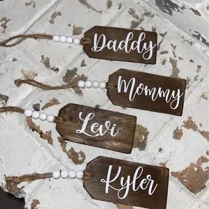 Rectangle Christmas Stocking Tags