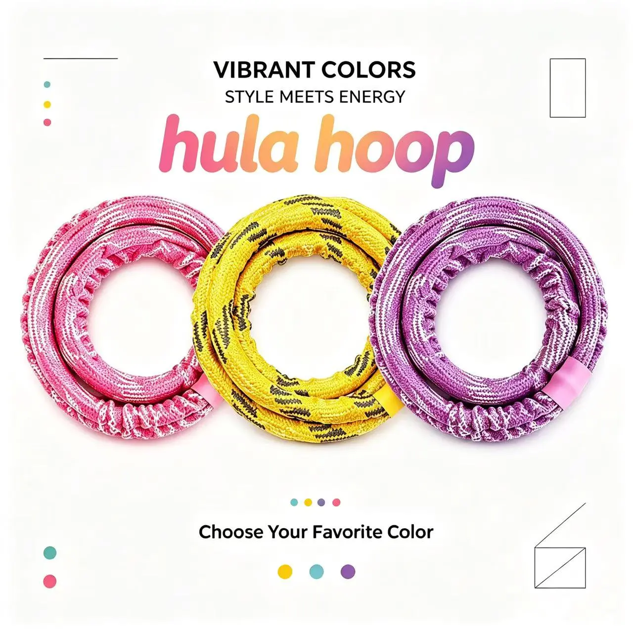 Soft Weighted Hula Hoop for Women – Silent Anti-Pinch Design, Portable Home Workout for Waist & Core Training
