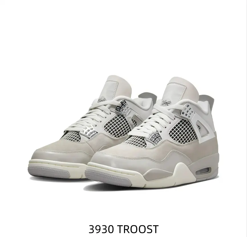 Light Gray High-Top Sports Collectible Shoes, Metallic Silver Hardware, Tonal Mesh Panels - Futuristic Street Style for City Walks, Weekend Hangs