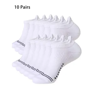 10/20Pairs Women's Compression Running Socks,  Ankle Support Sports Socks, Low Cut Cushioned Athletic Socks, Track Socks for Comfort & Performance,summervibes