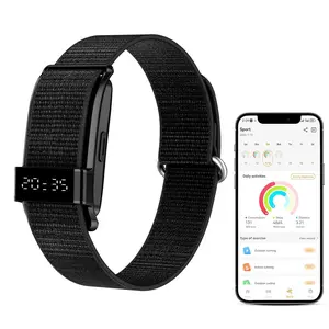Adjustable Strap Smart Bracelet, Men/Women’s Fitness Tracker, Call Reminder, Adjustable Strap,145Mah Battery ,IP68 Waterproof,20G Ultra-weight Wearable,Free APP, Multiple Sports Modes, Sleep Tracking, Compatible for Android and IOS Phones