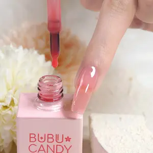 15ml 0.51oz Blush Pink Jerry Gel Nail Polish 2026 Popular Colors BUBU CANDY Hema Free&tpo Free Kit Nail Art Manicure Salon DIY At Home,Quick-Drying DIY Nails Nail Art, Liquid Gel Nails, Manicure Kit,DIY Manicure Design