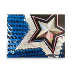 Large Rectangular Star Poster - Celestial Wall Art for Bedroom - Living Room & Office Decor