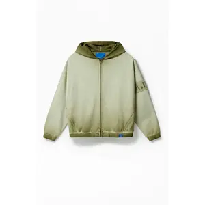 A.R.C. Men's Green Vintage Wash Heavyweight Full Zip Hoodie