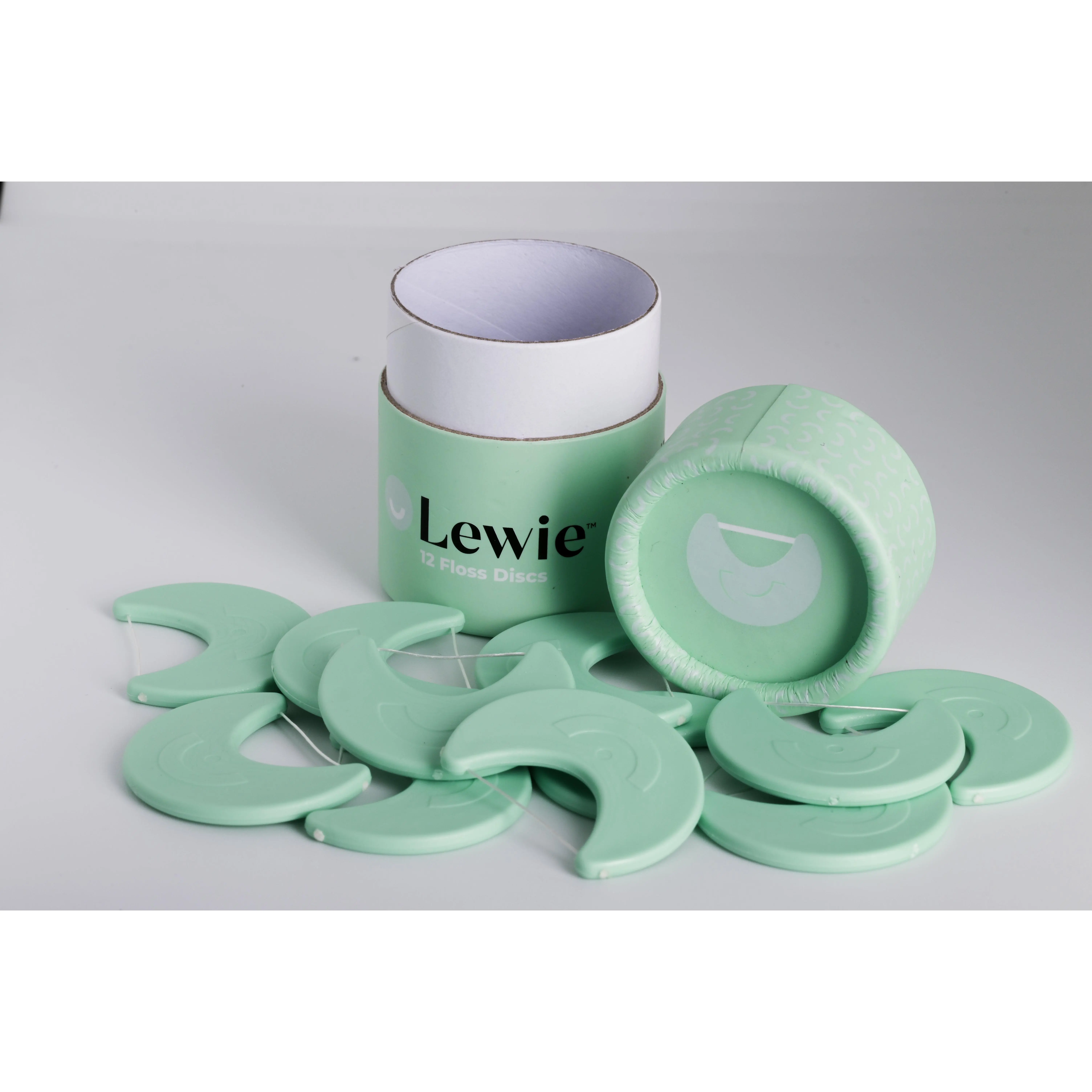 The Lewie Trial Pack (Includes 1 Whitening Wand and 12 Floss Disc) Teeth Brightener Oral Brightening,  Teeth Brightener, Radiant,