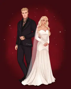 Aiden & Catriona Character Art Print