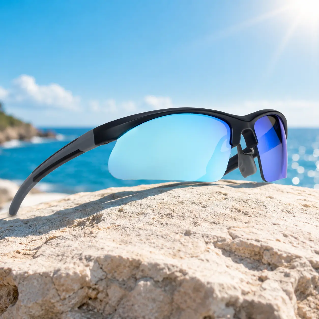 Sports Sunglasses Cycling Sunglasses Polarized Adjustable Multi-Scene Sunglasses Goggles (Multiple Lenses, Portable Glasses Bag, Resale in the U.S.)