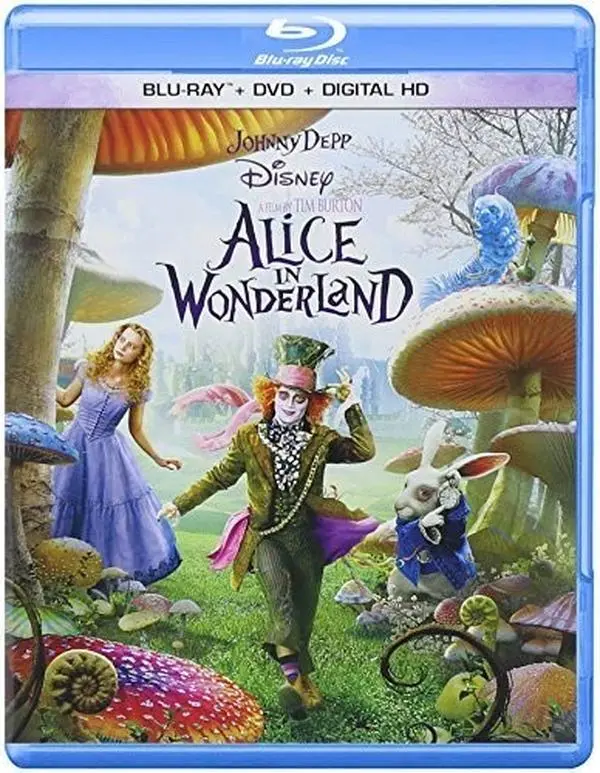 Alice in Wonderland  [BLU-RAY MOVIE] With DVD, 2 Pack, Digitally Mastered In HD