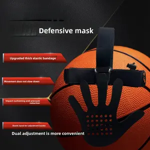 Basketball Dribble Mask - Training Resistance Face Cover for Shooting Defense - Adjustable Basketball Training Gear to Improve Ball Control and Strength - Suitable for All Skill Levels, Adjustable Size