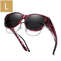 Purple Tortoise Frame Grey Lens