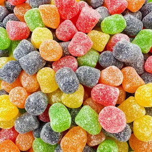 Gum Drops Jelly Candy | 2-Pound Bag | Assorted Fruit Flavors | Gumdrops Candy for Holiday Buffets & Dessert Decorating | Strawberry, Pineapple, Orange, Lime, and Grape