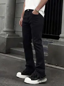 Men's Slim Fit Stretch Flared Denim Jeans, Casual Fashion Jeans, Versatile Urban Streetwear Casual Long Pants, Perfect Gift for Husband or Boyfriend