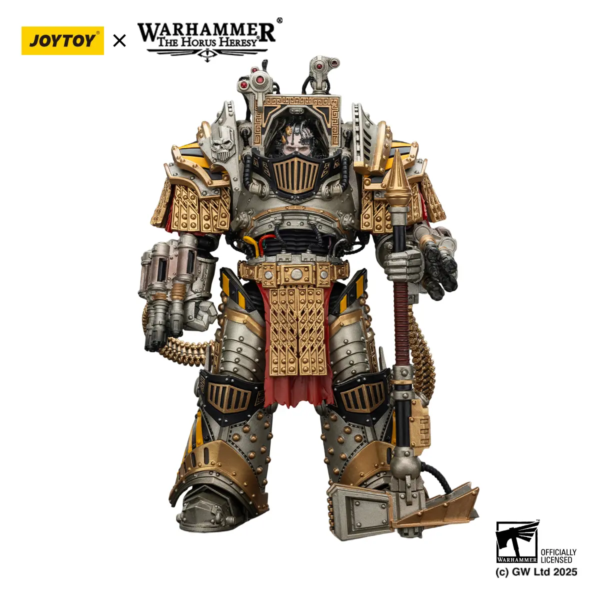 JOYTOY Warhammer 1/18 Action Figure Iron Warriors Perturabo, Primarch of the lVth Legion JT01819 JOYTOY Warhammer 1/18 Action Figure Iron Warriors Perturabo, Primarch of the lVth Legion JT01819