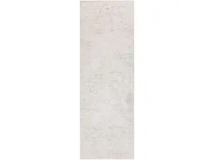 Livabliss AIS2309-23 2 x 3 ft. Aisha Area Rug, Medium Gray & White