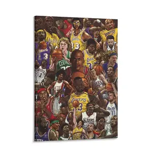 Basketball Superstars Wall Art
