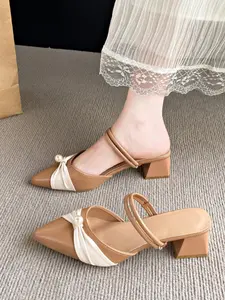 Women's Fashionable Solid Color Ankle Strap High Heel Sandals, Elegant Pointed Toe Sandals for Party, Daily Clothing Decor for Women & Girls, Elegant Minimalist Sandals, Footwear