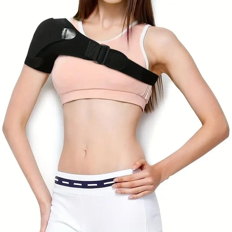 Adjustable Shoulder Brace for Men & Women  Recovery Brace with Pressure Pad-Grade Bracing for Rotator Cuff, Bursitis, Labrum Tear, Dislocation & Tendonitis Pain Relief, Adjustable Rotator Cuff Shoulder Brace(Left/Right)