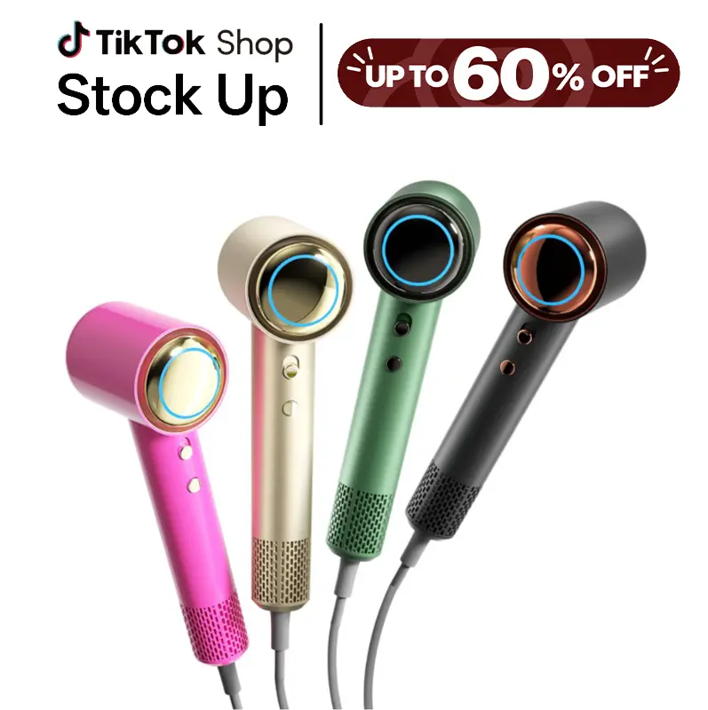 Tideway H11 High-Speed Ionic Hair Dryer Blower, Intelligent Temperature Control, Plasma Tech for Scalp Care, Self-Cleaning Blow Dryer, Anti-Static & Frizz Hair Tools, Gift for Men & Women ,Summer Hair Style