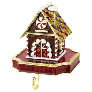 Gingerbread Box Stocking Holder - Elegant Design for Holiday Gifting