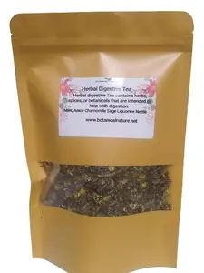 Herbal Digestive Tea - Herbal Tea for Digestion with Mint, Anise, Chamomile, Sage, Liquor, Nettle - Beverage Flavor