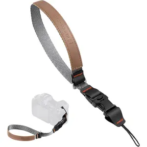 K&F CONCEPT Camera Wrist Strap for Photographers, Adjustable Nylon Camera Hand Strap Compatible with Sony Canon Nikon Fuji DSLR SLR Mirrorless Camera