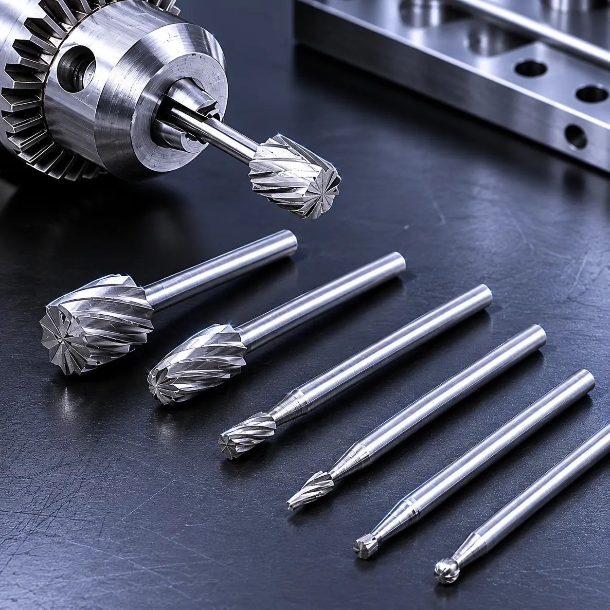 1/8" 3mm Shank Rotary Tool Bit Set, 6/10/20 Pcs Durable Grinding Wheels & Carving Bits for Wood Metal Engraving Drilling Polishing, Electric Die Grinder Accessories Multipurpose DIY Craft Kit