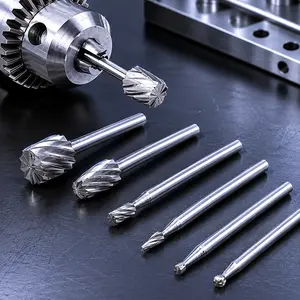 1/8" 3mm Shank Rotary Tool Bit Set, 6/10/20 Pcs Durable Grinding Wheels & Carving Bits for Wood Metal Engraving Drilling Polishing, Electric Die Grinder Accessories Multipurpose DIY Craft Kit