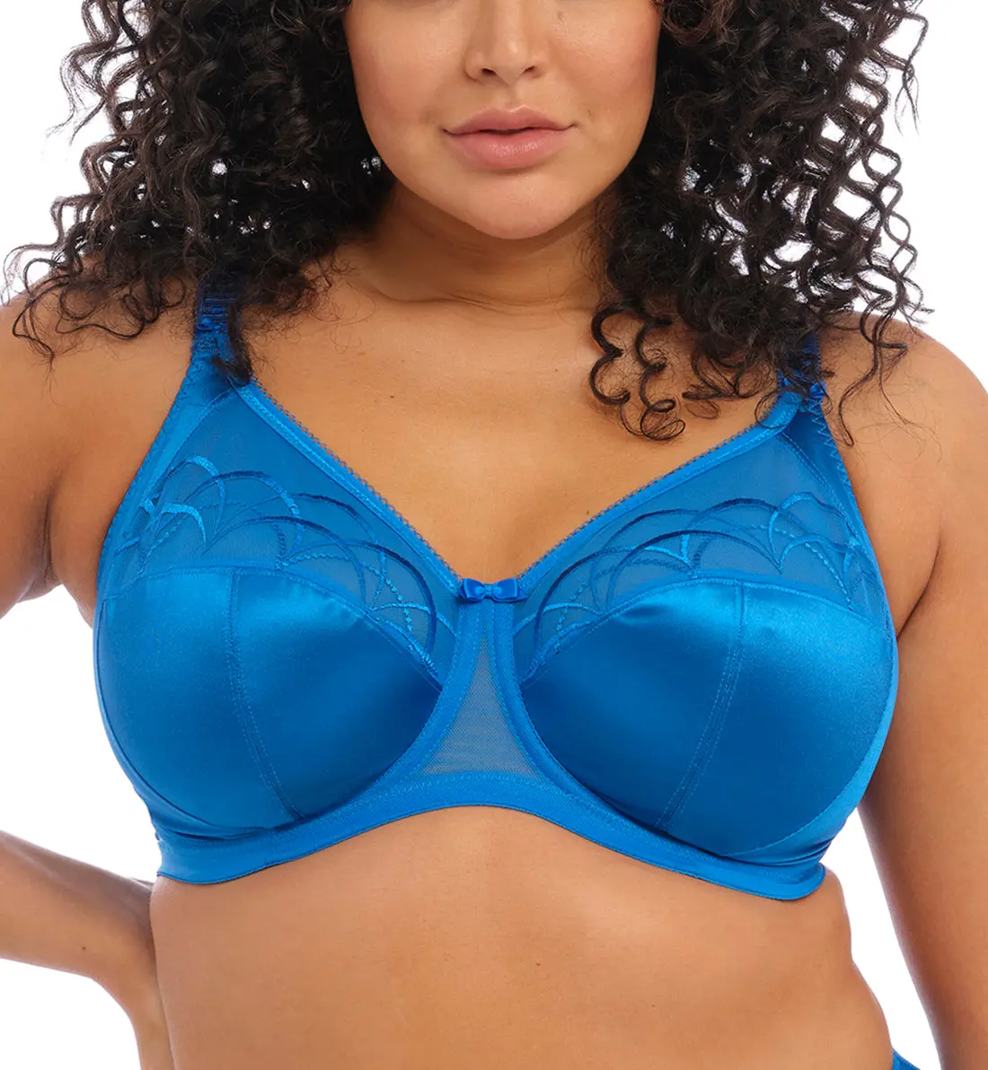 Elomi Cate Embroidered Full Cup Banded Underwire Bra (4030) - Tunis