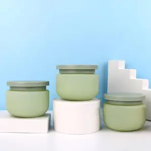 250g Empty Cosmetic Jar Makeup Container Refillable Bottles Face Cream Cans Hair Mask Scrub Bottle Cosmetics Sample Bottle Pot