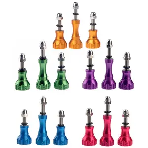Gopro Accessories Cnc Screw Three-Piece Set, Suitable for Gopro Hero, Multiple Colors Available, Includes Screw Rods