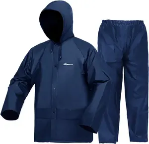 Rain Suits for Men-Lite Waterproof Protective Rain Rain Gear Workwear Fits Men