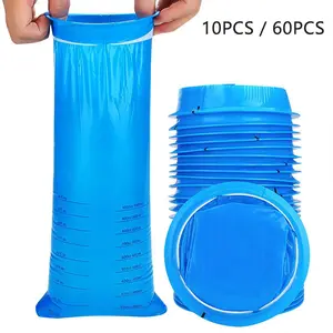 Disposable Vomit Bag, 10/60pcs Portable Leak Proof Vomit Bag, Vomit Bag for Morning Sickness, Children, Pregnant Women, Taxi Drivers and Travel
