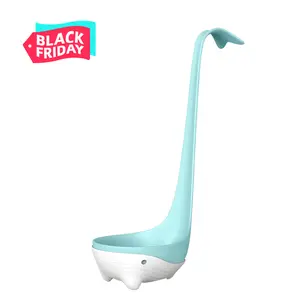 Luvan Whale Soup Ladle,Cooking Gift, Fun Kitchen Accessories,Heat Resistant, Soup Ladle with Removable Base Utensils Halloween Hocus Pocus Spatula Set