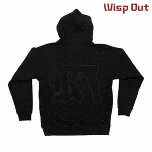 2025 Men'S And Women'S Clothing Print Series - Dark Diamond Black Series, Young Casual Style, Long-Sleeved Hooded Sweatshirt.