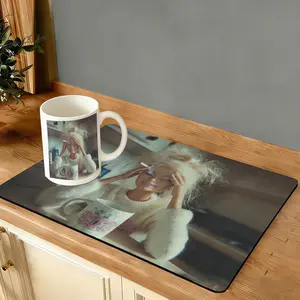 Funny Doll Meme Coffee Mug Mat Set, Cute Doll Meme Mug, Coffee Cup Mat, Office Mug Sarcastic Gag Gift, 11oz Tea Mug, 15oz Ceramic Mug, Coffee Mug, Coffee Mug Coaster Set, Gift Set Suit