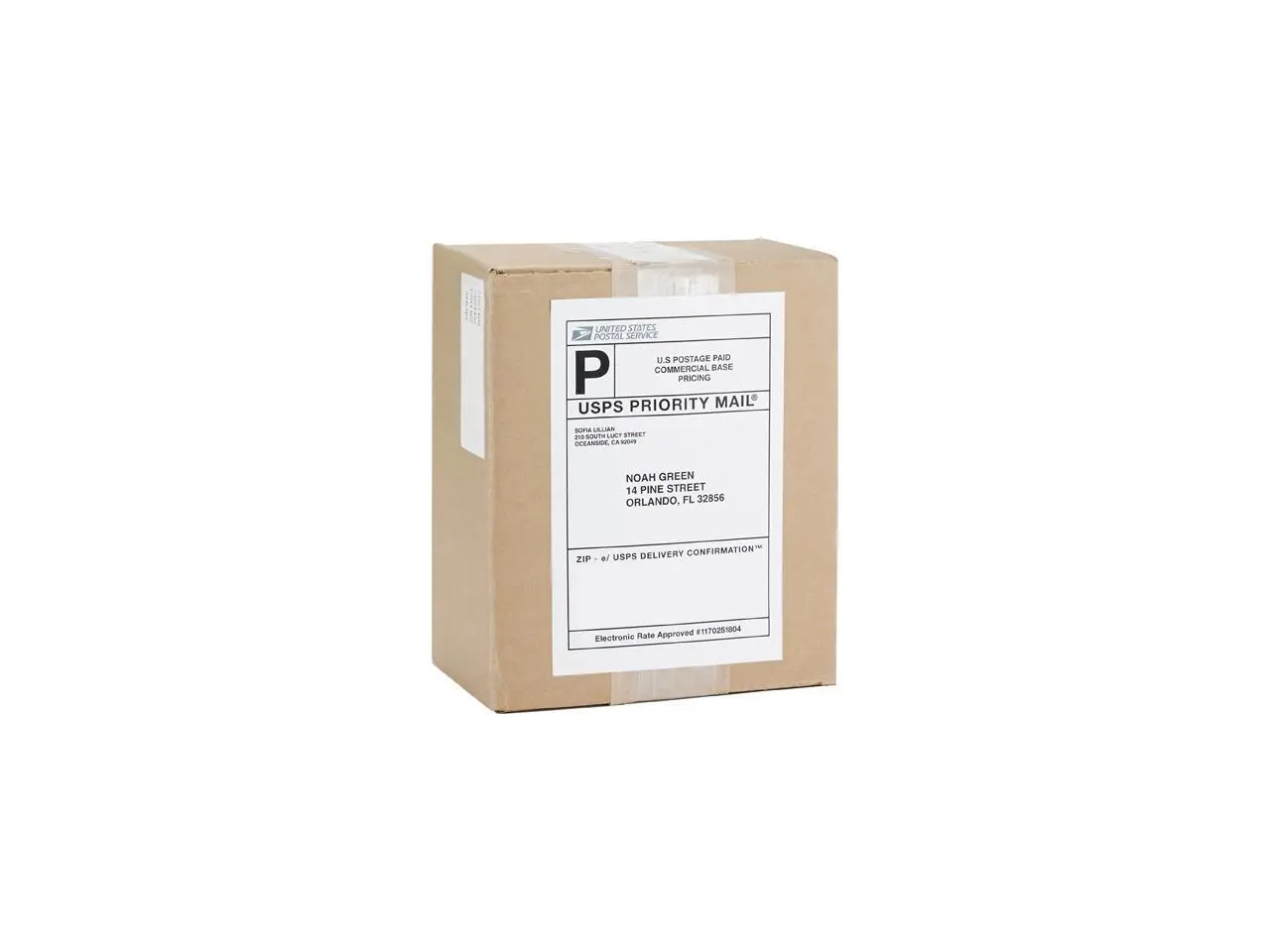 Bus. Source Perm. Adhesive White Mailing Labels
