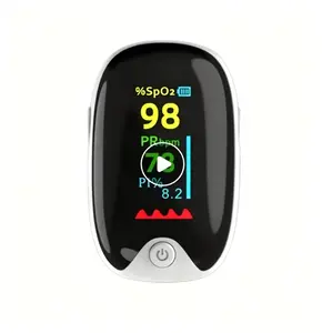 LK87 fingertip blood oxygen pulse monitor, portable blood saturation monitor with heart rate tracking function, home-use sports digital fingertip blood oxygen meter