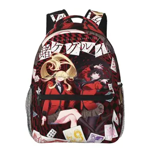 Funny Kakegurui Backpack Large capacity Kakegurui manga daily commuter bag for Outdoor Hiking Business Anime Cartoon Casual Kakegurui cosplay Business laptop Daypack  Unisex Gifts for Men Women