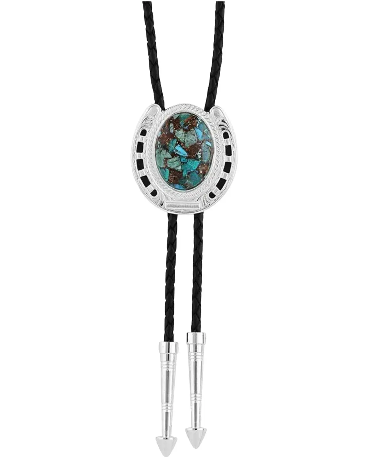 Montana Silversmiths Women's The Pioneer'S Turquoise Bolo Tie - Bt5150