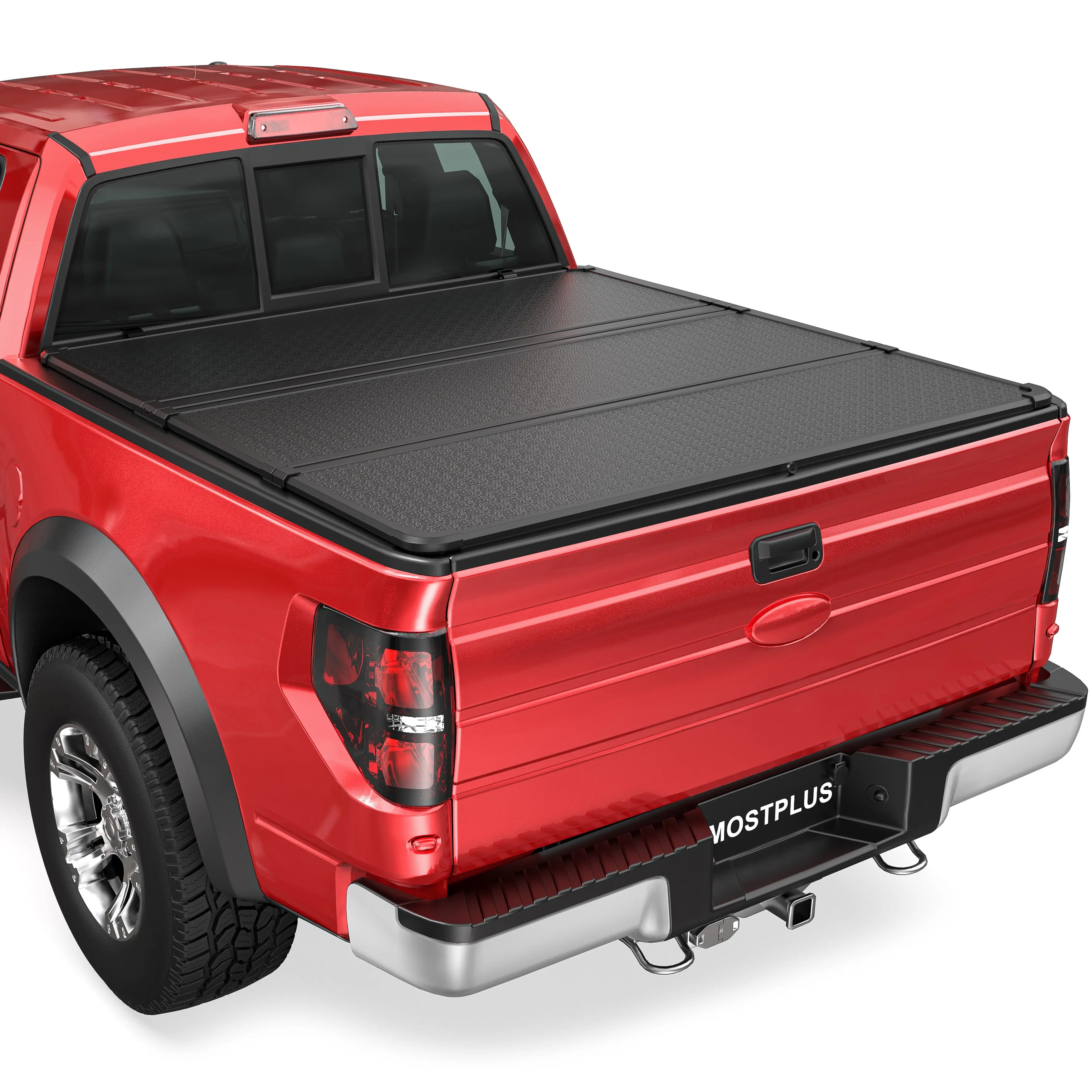 MOSTPLUS For 2004-2026 Ford F150 Styleside Truck Bed Hard Folding Solid Tonneau Cover