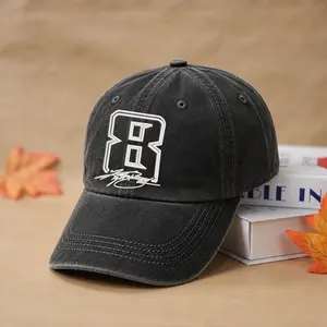 Kyle Busch Hat, Rowdy Number 8 Racing Cap, Embroidered Signature Baseball Hat, Richard Chilldress Racing Merch, NASCAR fan Gift