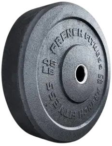 French Fitness Olympic Bumper Plate 45 lbs - Crumb Rubber (New)